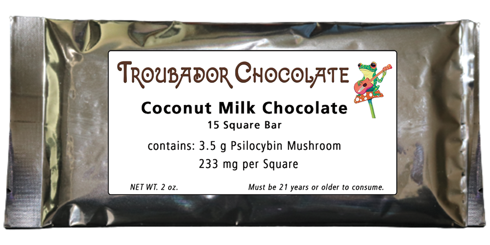 Troubador Chocolate Products | Coconut Milk Chocolate